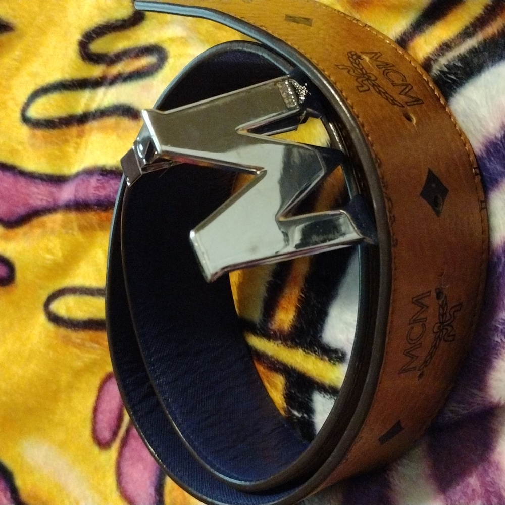 Authentic Reversible MCM Belt